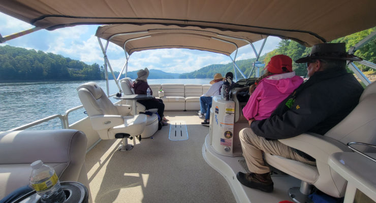 Lake Glenville Boat Tour in Western North Carolina