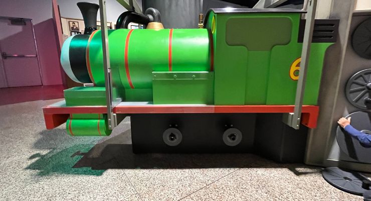 Percy at Sodor Steam works