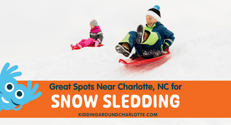 Places for Snow sledding, Charlotte, NC