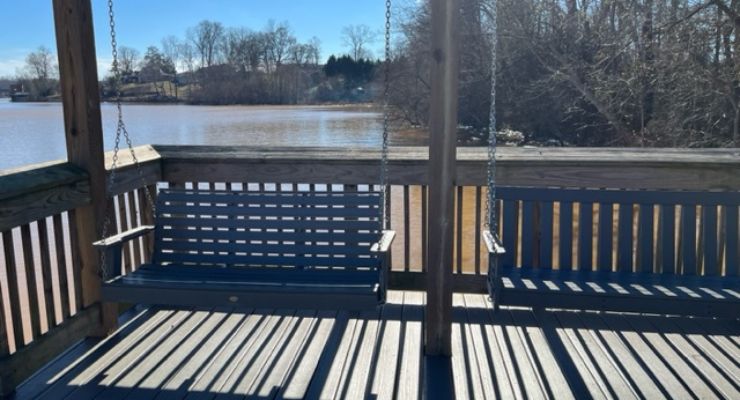 Dock swings in Belmont, NC