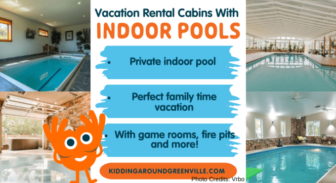 Vacation rentals with indoor pools, private!