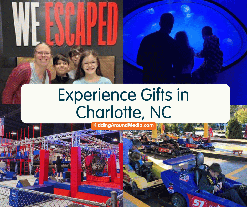 Experience Gifts in Charlotte, NC: Gifts that don't take up space
