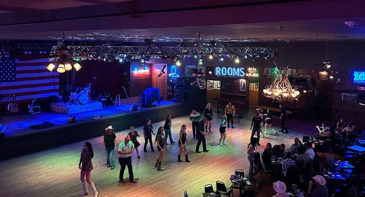 Line Dancing at Coyote Joes