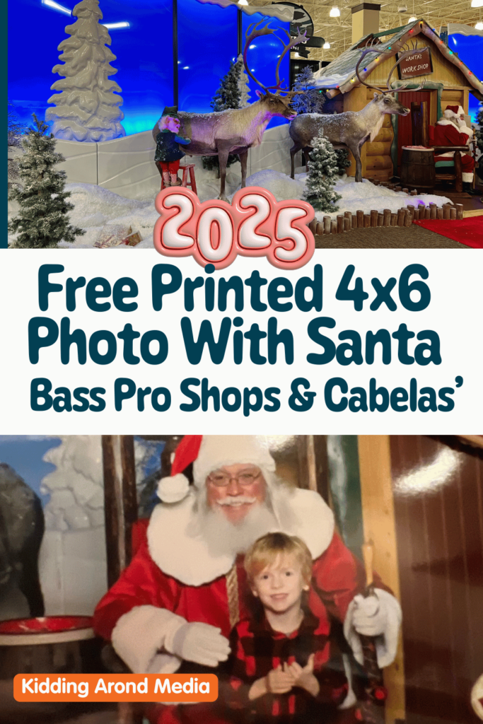 Free photos with Santa at Bass Pro Shops & Cabela's