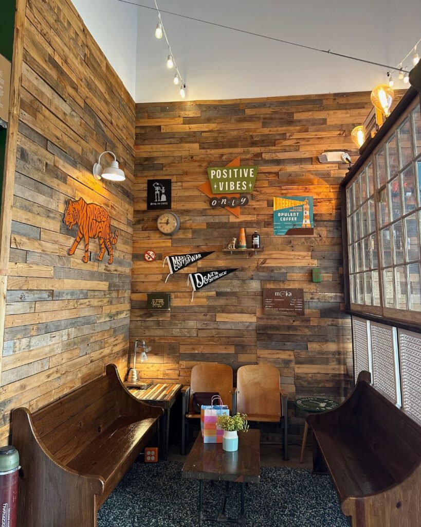 Seating at Breezeway Coffee