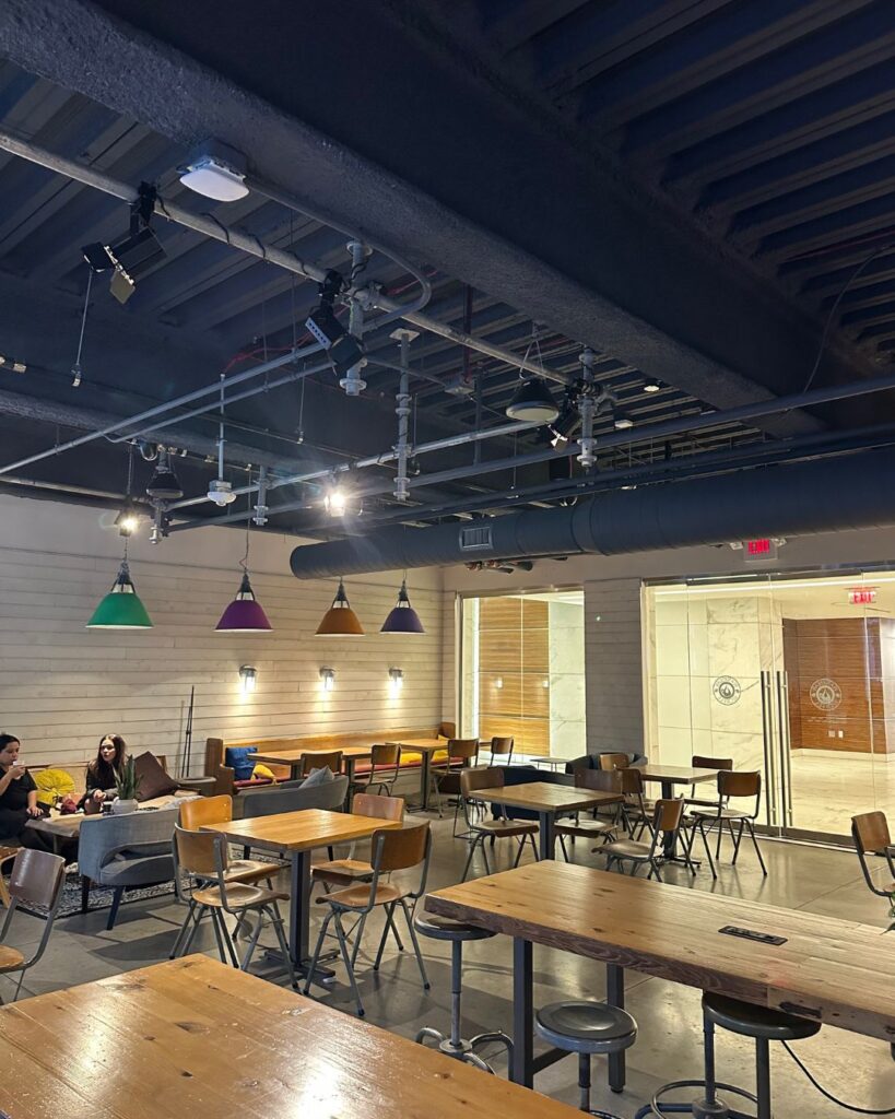 Inside Waterbean Coffee in Charlotte, NC