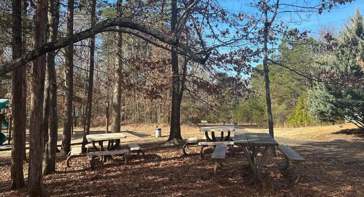Picnic tables