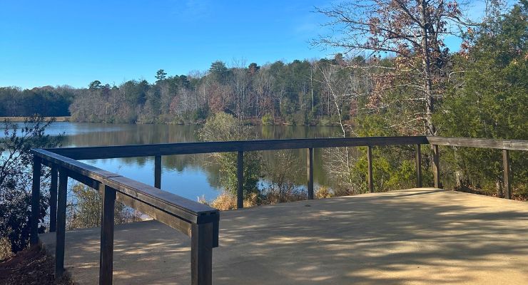 The lake at Beatty Park