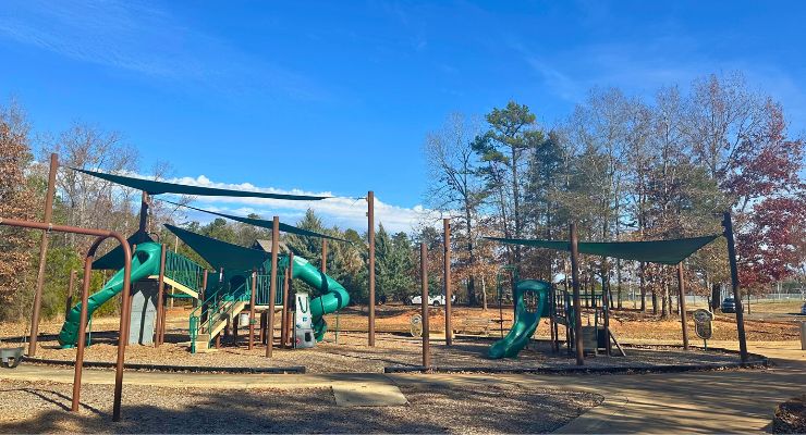 Fun playgrounds at Beatty Park in Matthews, NC