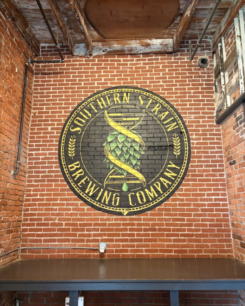 Inside The Eatery at Southern Strain Brewing at 165 Brumley Ave NE in Concord, NC